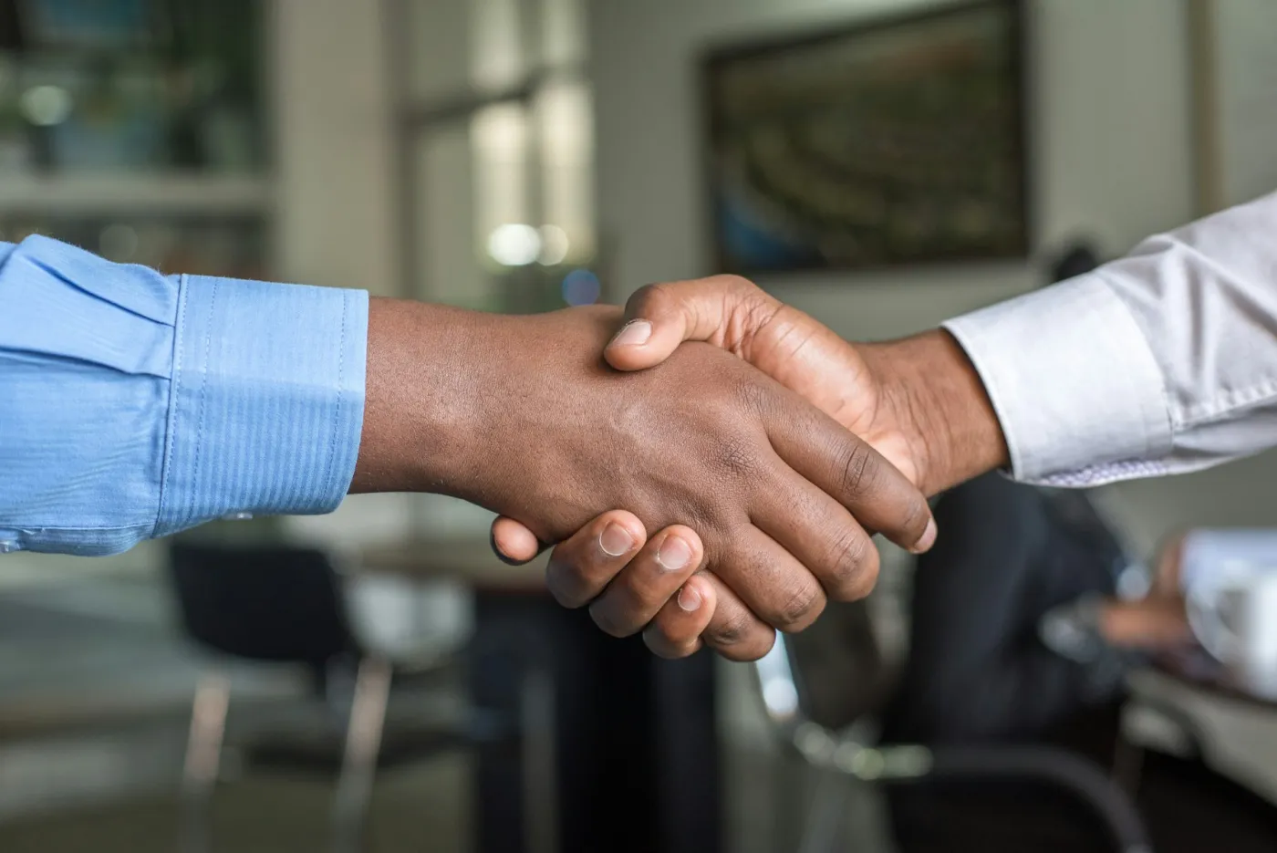 Advisor and client agreeing on an investment mandate
