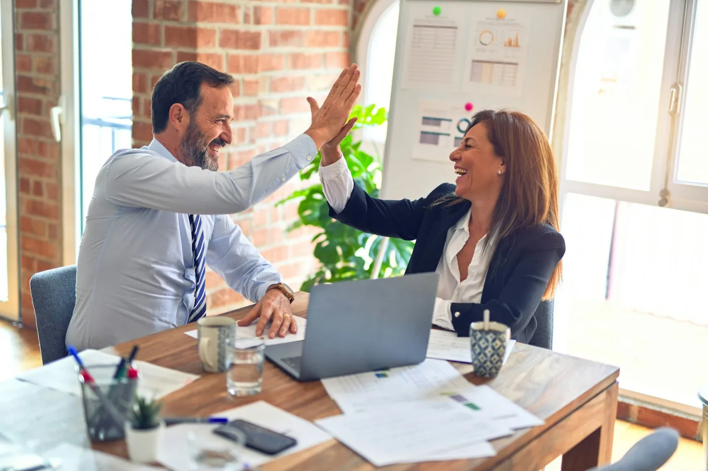 An advisor talking through term life cover options with a client