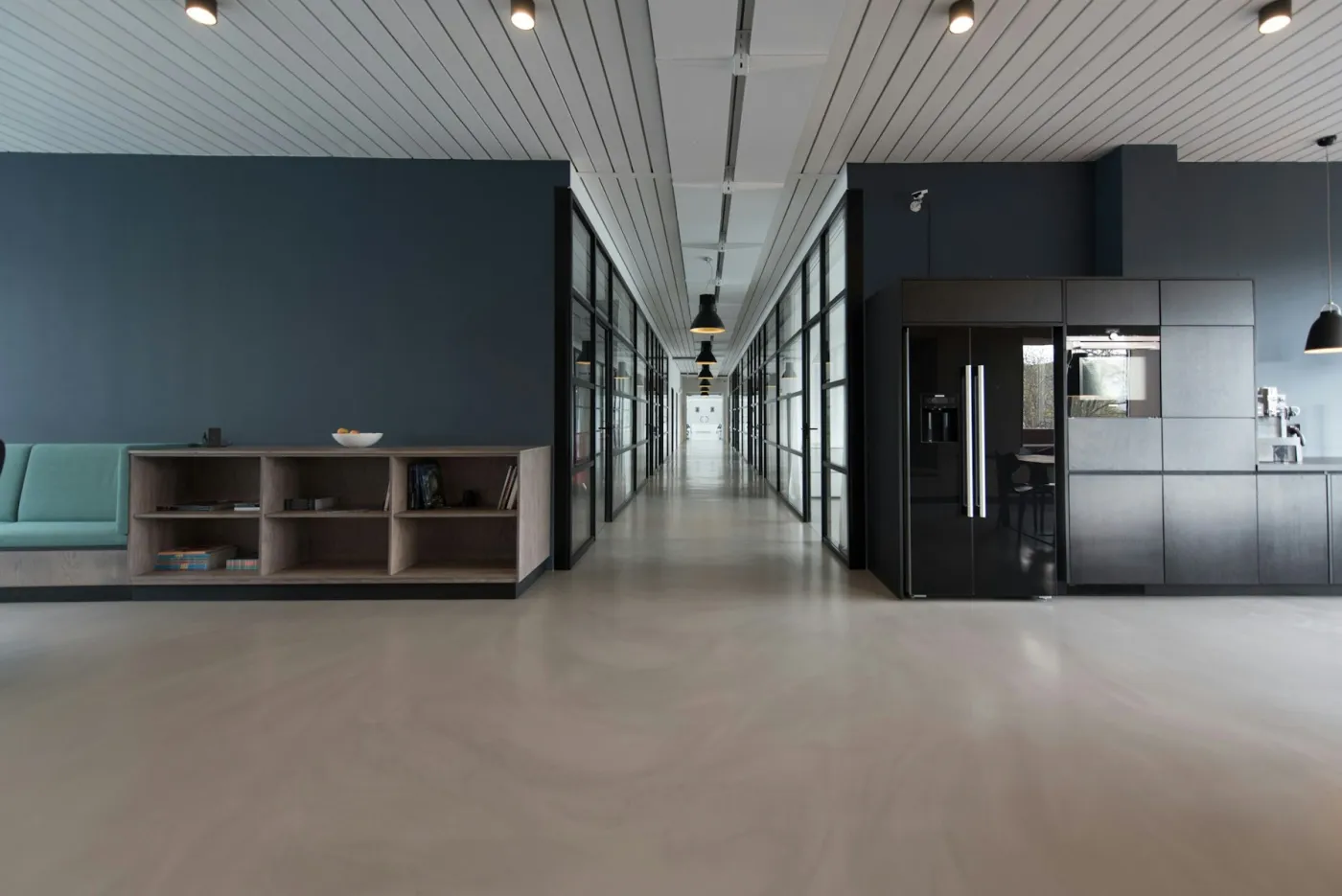 Modern private wealth advisory office interior
